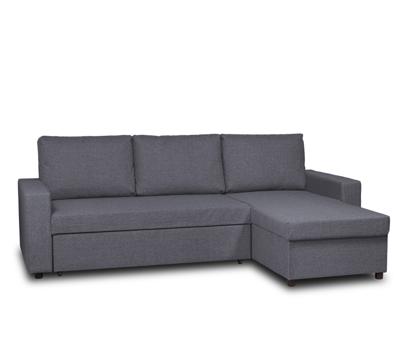 Диваны угловые в гостиную, Угловой диван-кровать Турин, рогожка