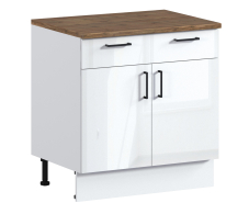 БЕРН, Берн стол 1 ящ, 2 дв, 80х86 см