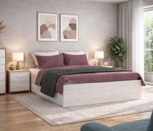 Уют СБ-2747/1.Н Кровать Авиньон,Белый