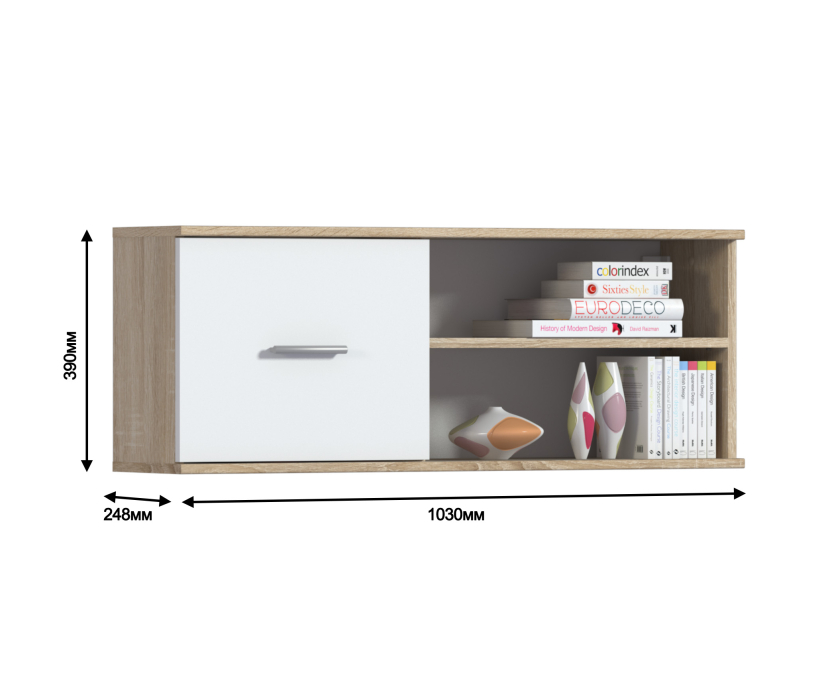 Детские полки, Полка навесная Мамбо СБ-2368