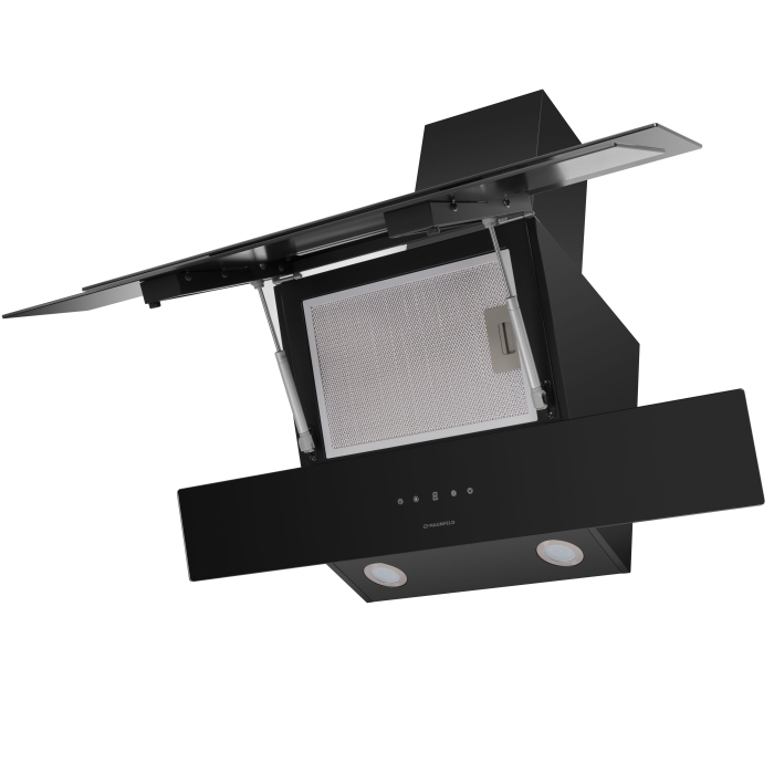 Вытяжки, Вытяжка MAUNFELD MANCHESTER LIGHT 90 черное стекло