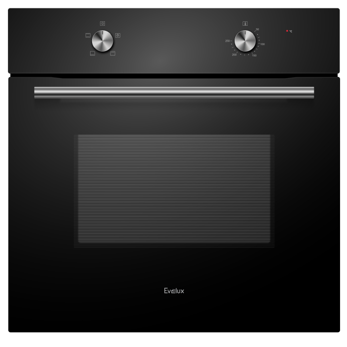 Духовые шкафы, Духовой шкаф электрический EVELUX EO 610 B