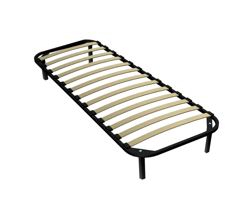 Кровати одноярусные, Кровать Кито СБ-2227 (800) Белый с основанием