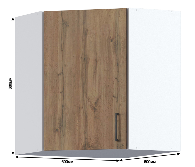 Кейл, Кейл шкаф угловой 1 дв 60х68 см