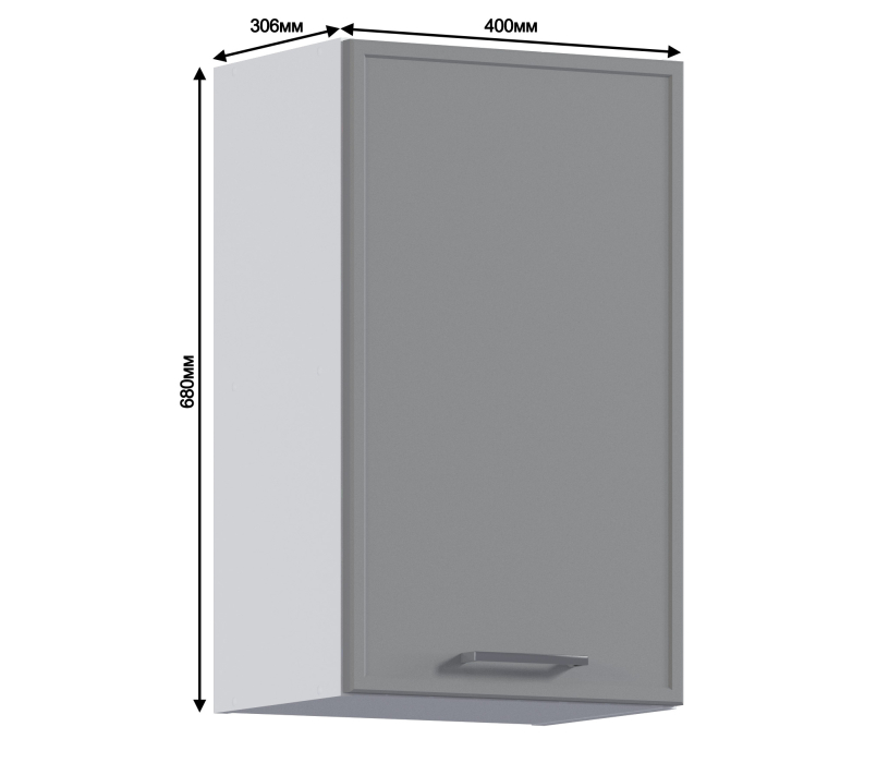 , Мюнхен шкаф 1 дв 40х68 см