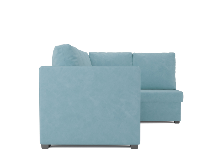 Диваны угловые в гостиную, Угловой диван Монако, велюр Luna