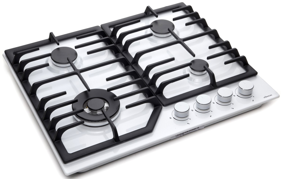 Встраиваемые варочные панели, Газовая варочная панель Konigin Blaze 604 Эмаль