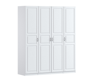 Шкаф четырехдверный Макс 2000 мм, вариант №2 (ЛДСП/МДФ)