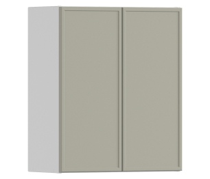 Квадро шкаф навесной 2 дв 60х72 см