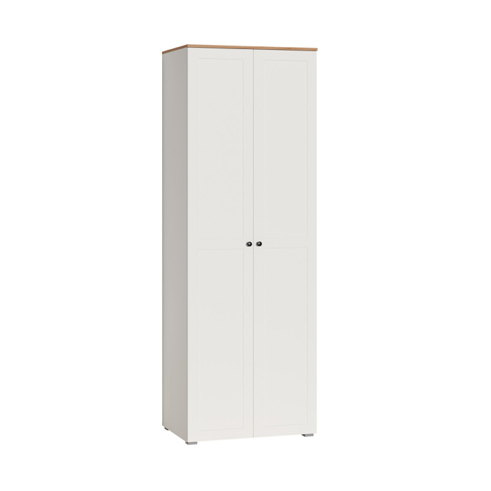 Для одежды, Шкаф для одежды Остин 13.336.02, белая шагрень, дуб золотой крафт