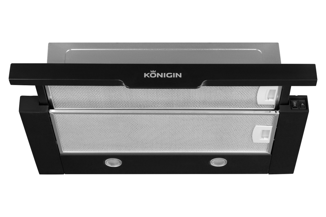 Вытяжки, Кухонная вытяжка Rebus Smooth Black 60