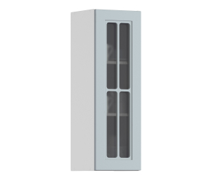 MODERN шкаф навесной со стеклом 1 дв 30х93 см