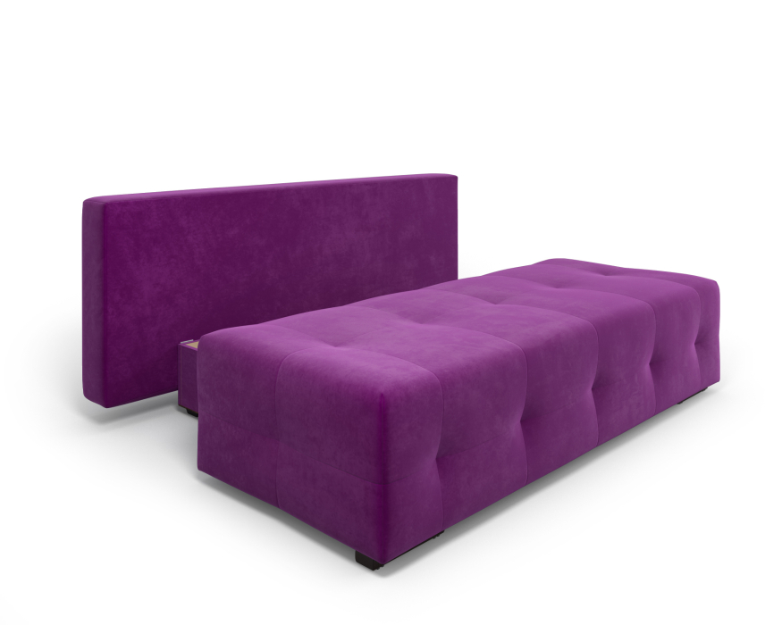 Диваны еврокнижки, Прямой диван Марс №1, микровелюр