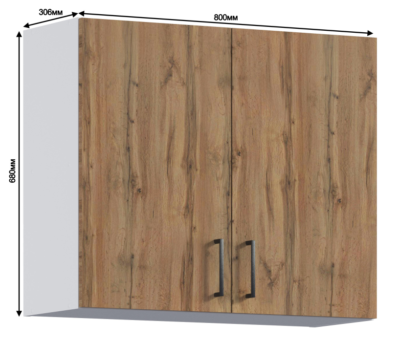 Навесные, Кейл шкаф 2 дв 80х68 см