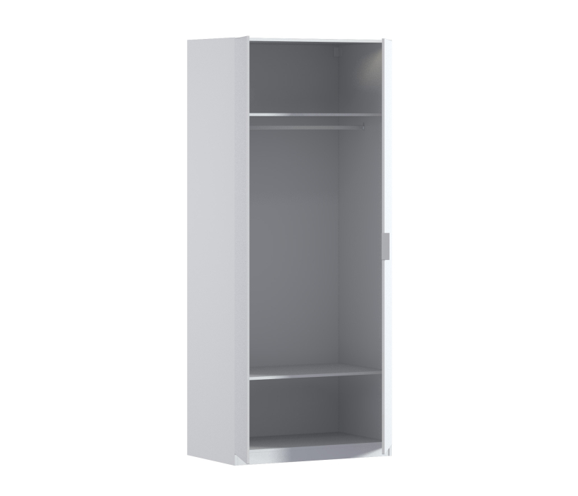 Спальня, Шкаф двухдверный Макс 1000 мм, вариант №1 (ЛДСП/МДФ)