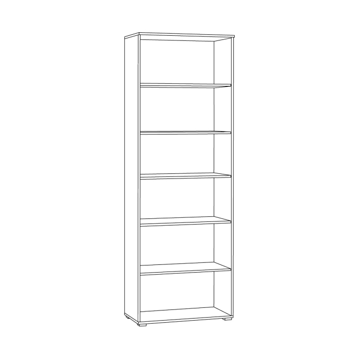 , Шкаф-витрина Остин 16.394.02, серый графит, дуб золотой крафт