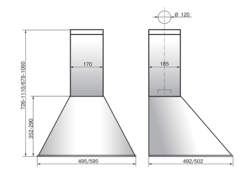 Кухонная вытяжка ELIKOR Эпсилон 50Н-430-П3Л