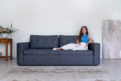 Прямой диван Boston, велюр