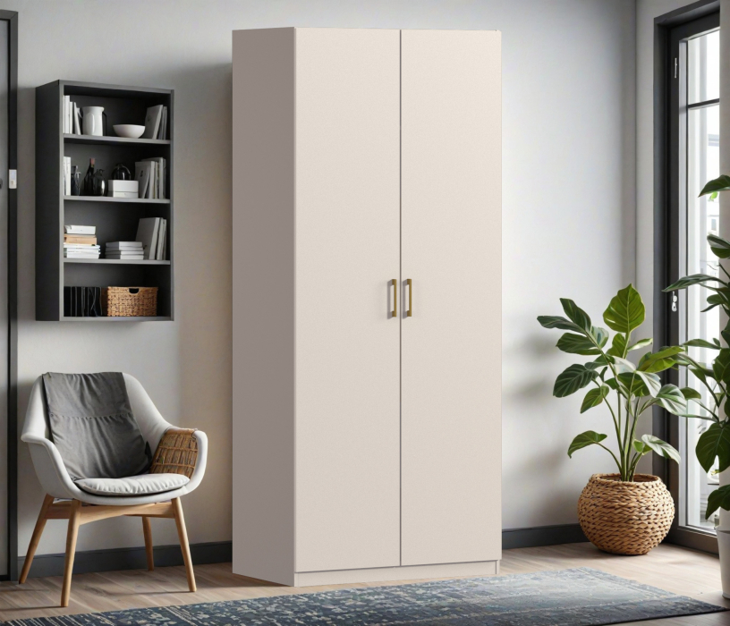 Для одежды, Шкаф двухдверный Макс 1000 мм, вариант №1 (ЛДСП)