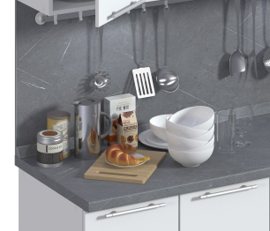 Столешница R9 38*2440*600 Будда 3080 в упаковке