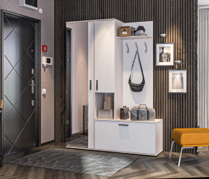 Прихожая Саша СБ-2739 Авиньон/Белый