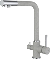 Смесители, Смеситель GranFest для кухни Г-обр с краном питьевой воды