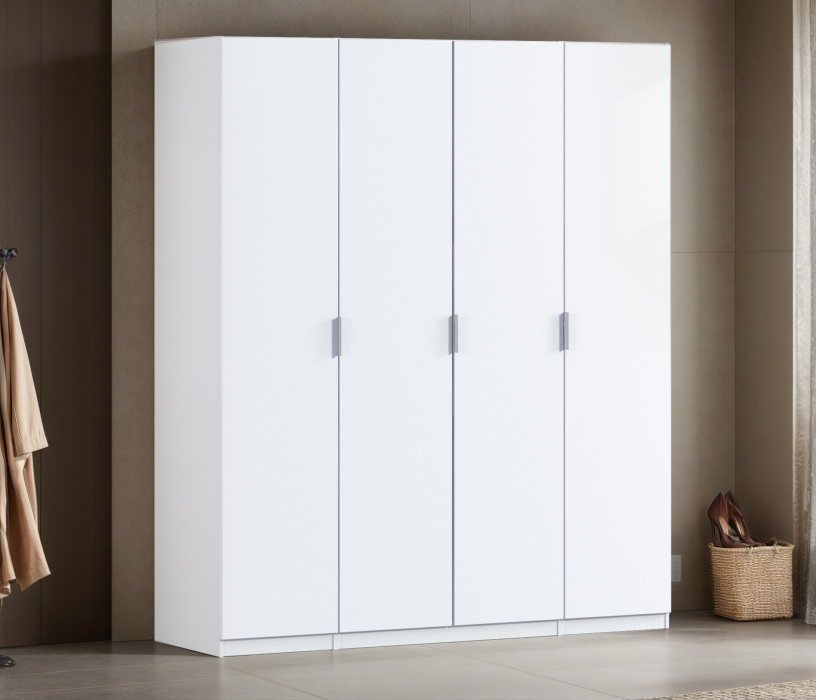 Для одежды, Шкаф четырехдверный Макс 2000 мм, вариант №4 (ЛДСП)