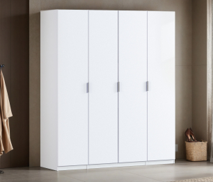 Шкаф четырехдверный Макс 2000 мм, вариант №1 (ЛДСП)